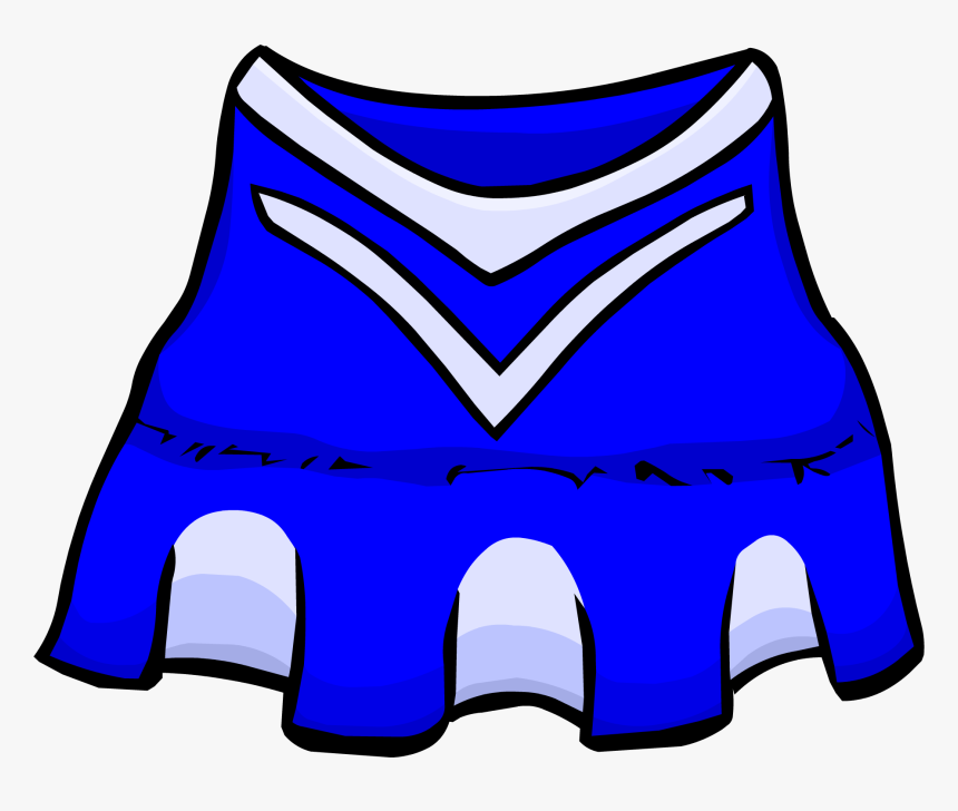 Blue Cheerleader Outfit Club Penguin Wiki Fandom Powered - Clip Art Cheerleader Outfit, HD Png Download, Free Download