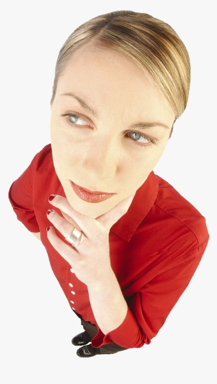 Thinking Woman Png Picture - Questioning Person Transparent Background, Png Download, Free Download
