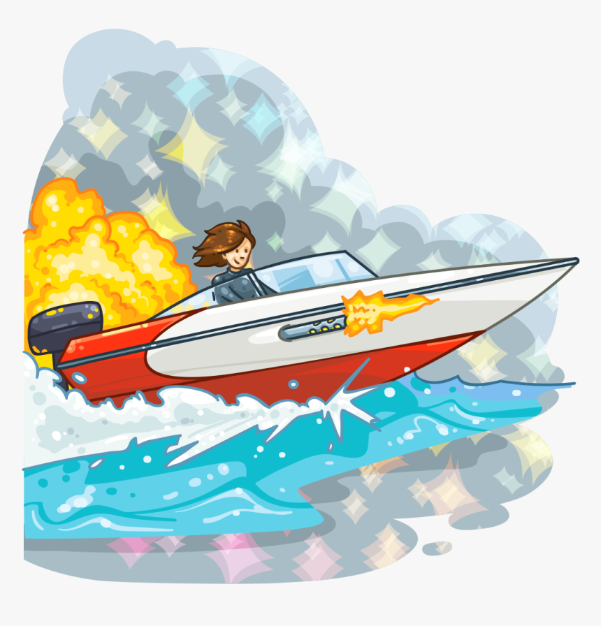 Speedboat Card, HD Png Download, Free Download