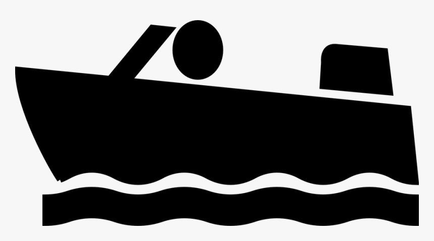 Boat, Speed, Motor, Pictogram, Sport, Water, Sign - Clipart Motorboat, HD Png Download, Free Download