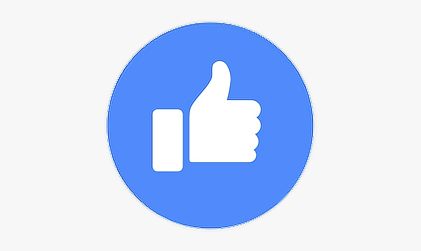 Emoticon Like Button Smiley Facebook Social Media - Facebook Reaction Like Png, Transparent Png, Free Download