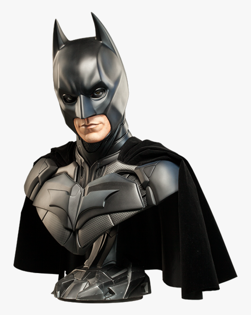 Batman The Dark Knight Life-size Bust - Batman The Dark Knight Bust Sideshow, HD Png Download, Free Download