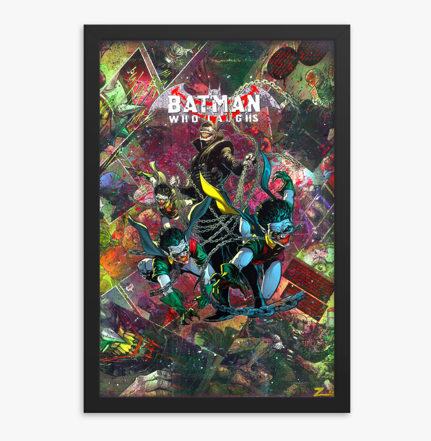 The Batman Who Laughs Dark Knights Metal Comic Canvas - Stained Glass, HD Png Download, Free Download