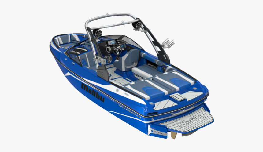 Blue Wakesetter Boat, HD Png Download, Free Download