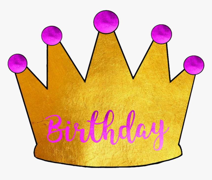 #crown #gold #birthday #celebrate, HD Png Download, Free Download