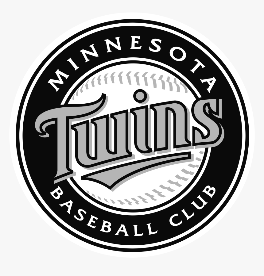 Minnesota Twins Logo Black And White - Emblem, HD Png Download, Free Download