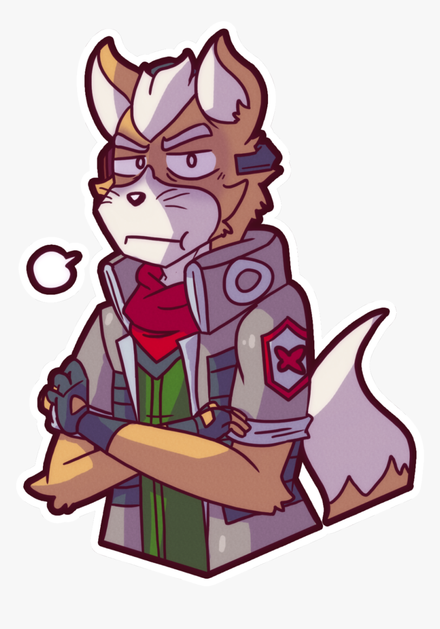 2nd Sticker For My Starfox Themed Telegram Sticker - Cartoon, HD Png Download, Free Download