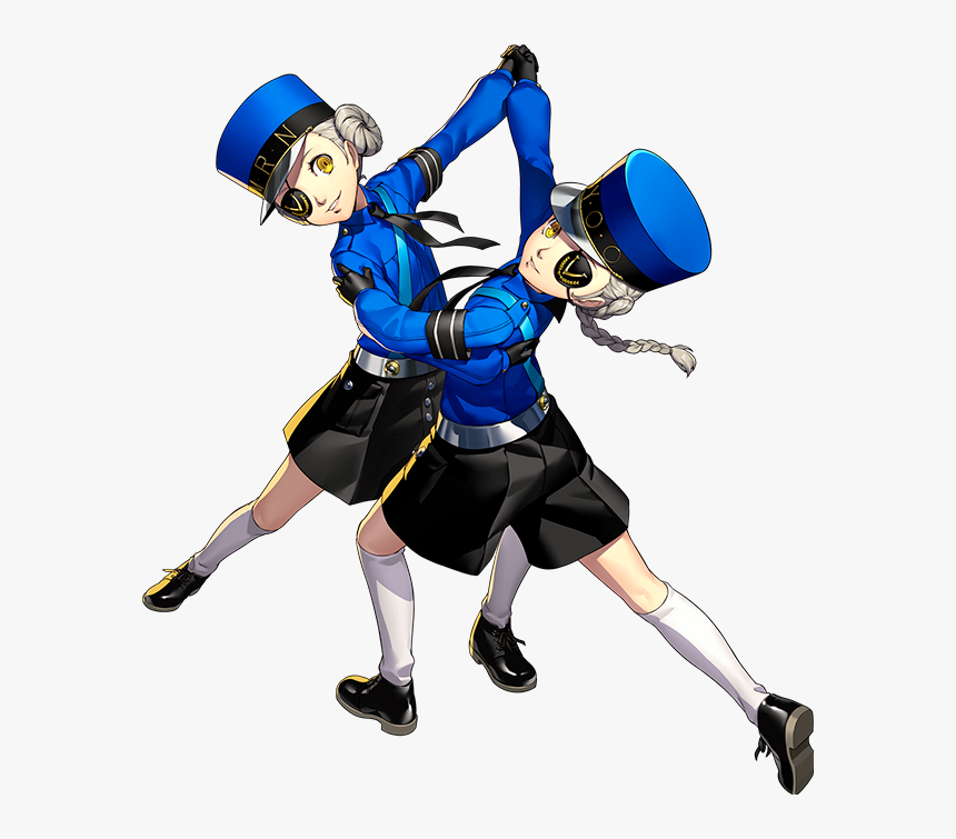 #persona5 #p5 #persona #twins #caroline #justine #velvetroom - Persona 5 Dancing Star Night Caroline, HD Png Download, Free Download