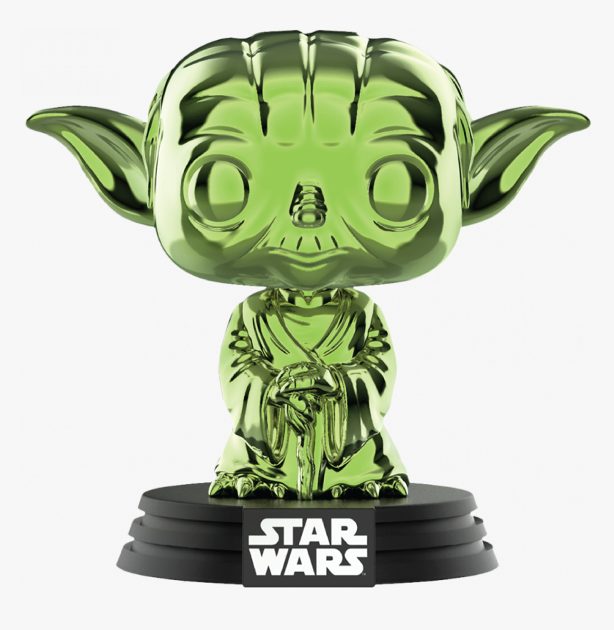 Green Chrome Yoda Funko Pop, HD Png Download, Free Download