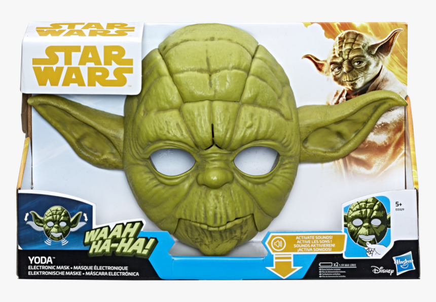 Star Wars Yoda Electronic Mask - Hasbro Star Wars Yoda Mask, HD Png Download, Free Download