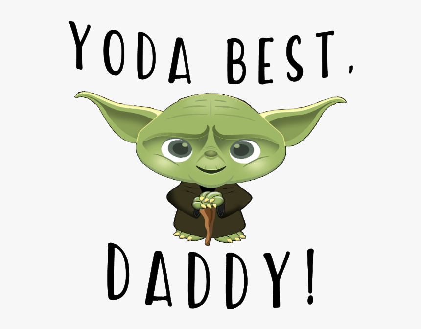 Yoda Best Dad Png, Transparent Png, Free Download