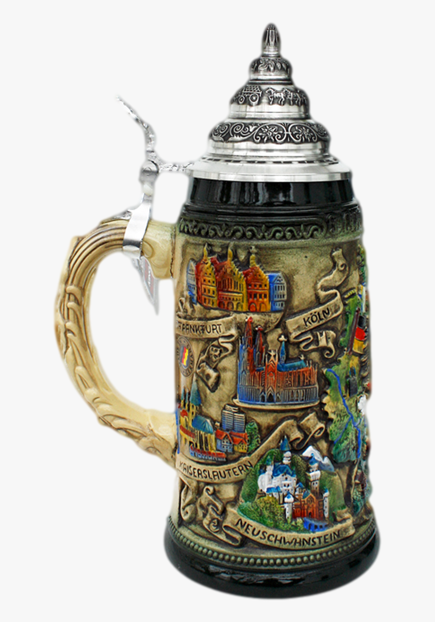 Deutschland Map Beer Stein - Ceramic, HD Png Download, Free Download