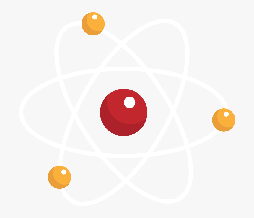 Atoms Flat Icon Vector - Circle, HD Png Download, Free Download