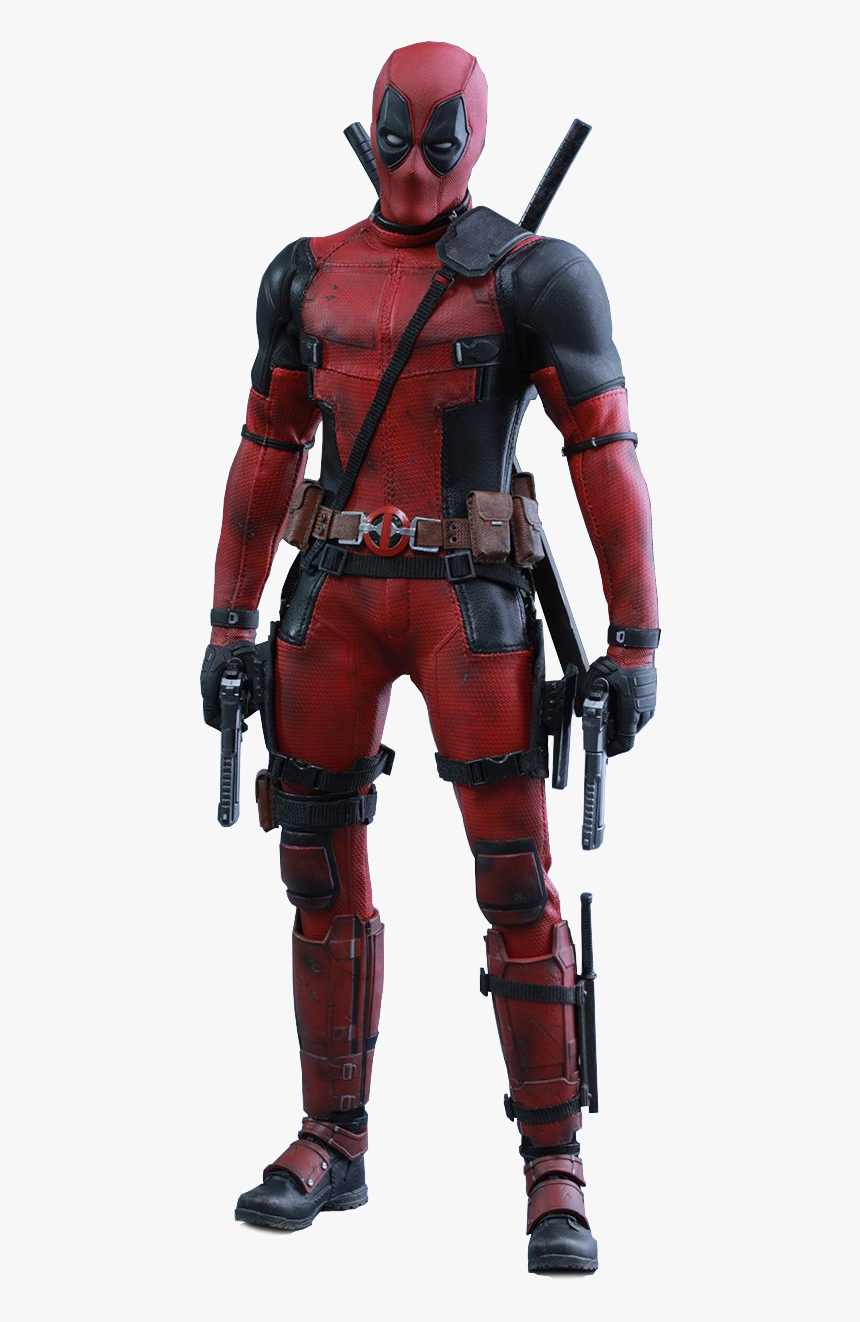 Deadpool - Full Body Drawing Deadpool, HD Png Download, Free Download