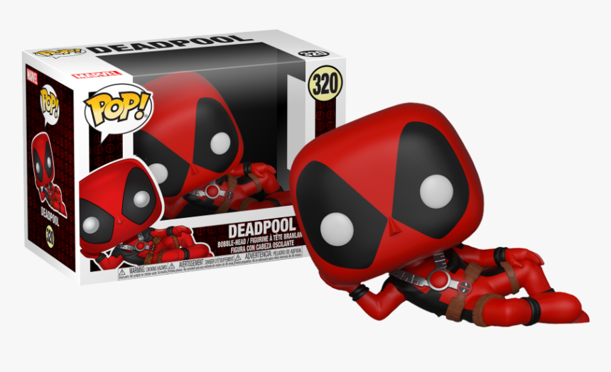 Deadpool Reclining Pop Deadpool Vinyl Figure - Funko Pop Deadpool 320, HD Png Download, Free Download