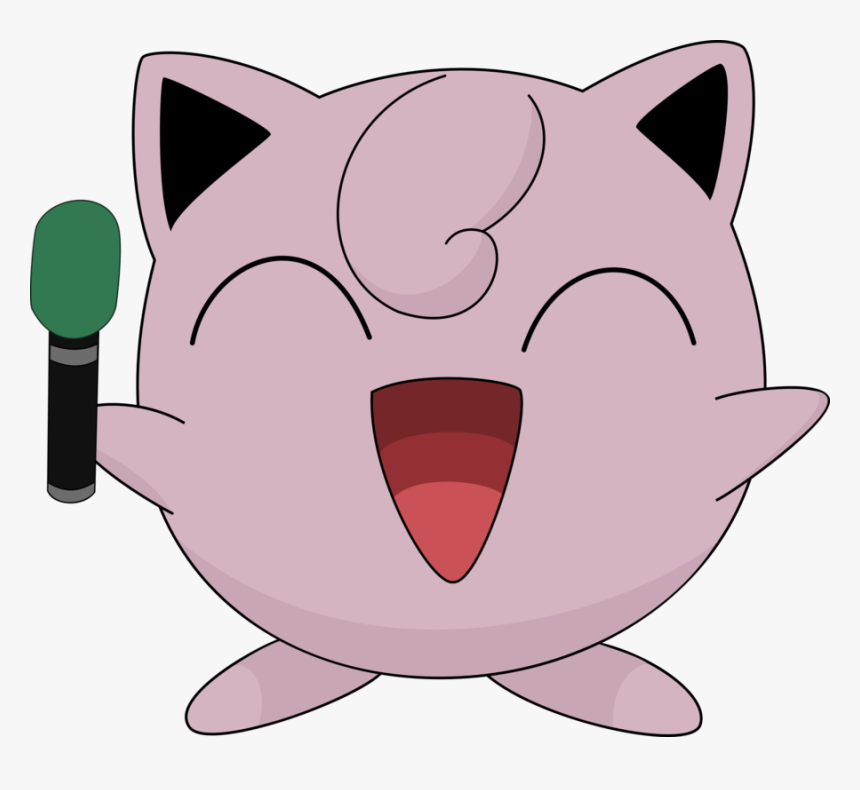 Jigglypuff With Microphone, HD Png Download, Free Download