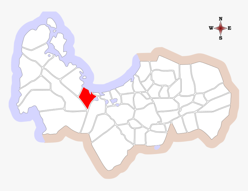 Pangasinan Colored Locator Map-labrador - Skeletal Map Of Pangasinan, HD Png Download, Free Download