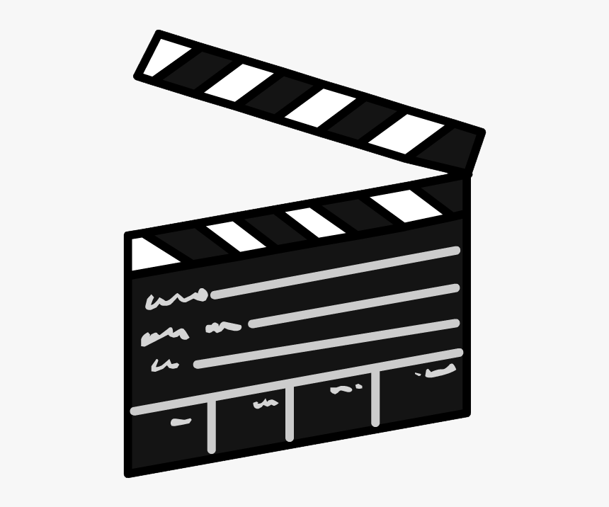 Transparent Clapperboard Clipart - Club Penguin Claquete, HD Png Download, Free Download