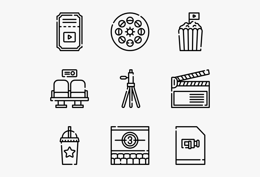 Film Industry - Content Icons, HD Png Download, Free Download