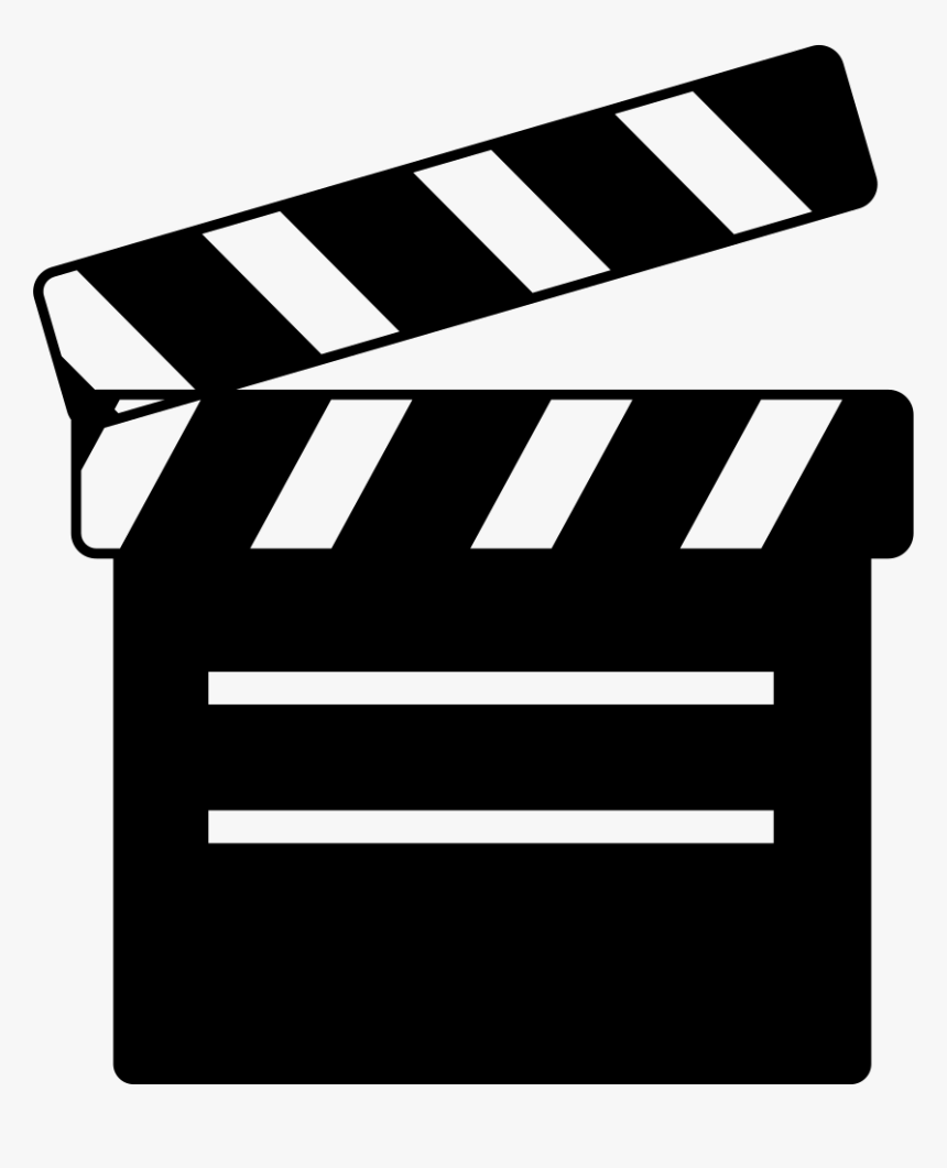 Clapperboard For Numbering Scenes On Films - Emoticono Cine, HD Png Download, Free Download