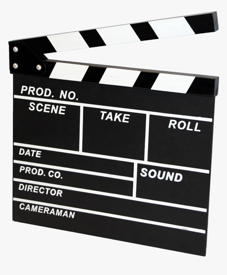 Black Clapper Board, HD Png Download, Free Download