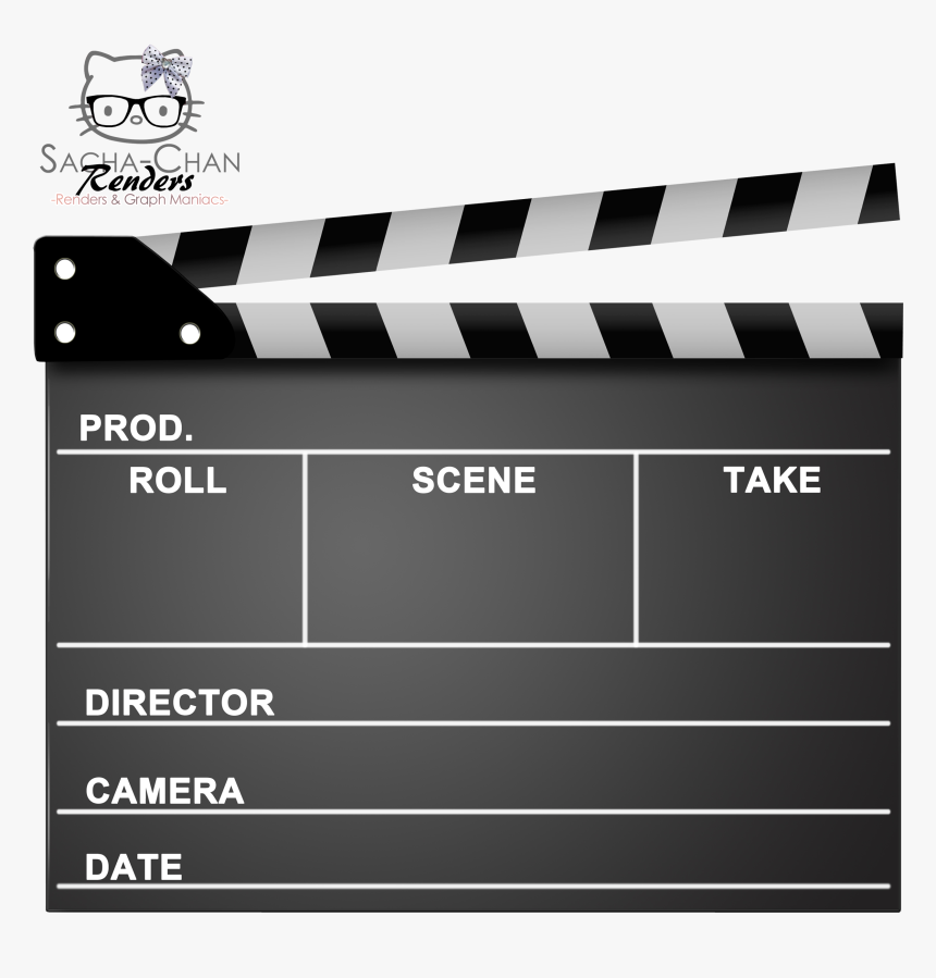 Transparent Clapboard Clipart - Clapperboard Png, Png Download, Free Download