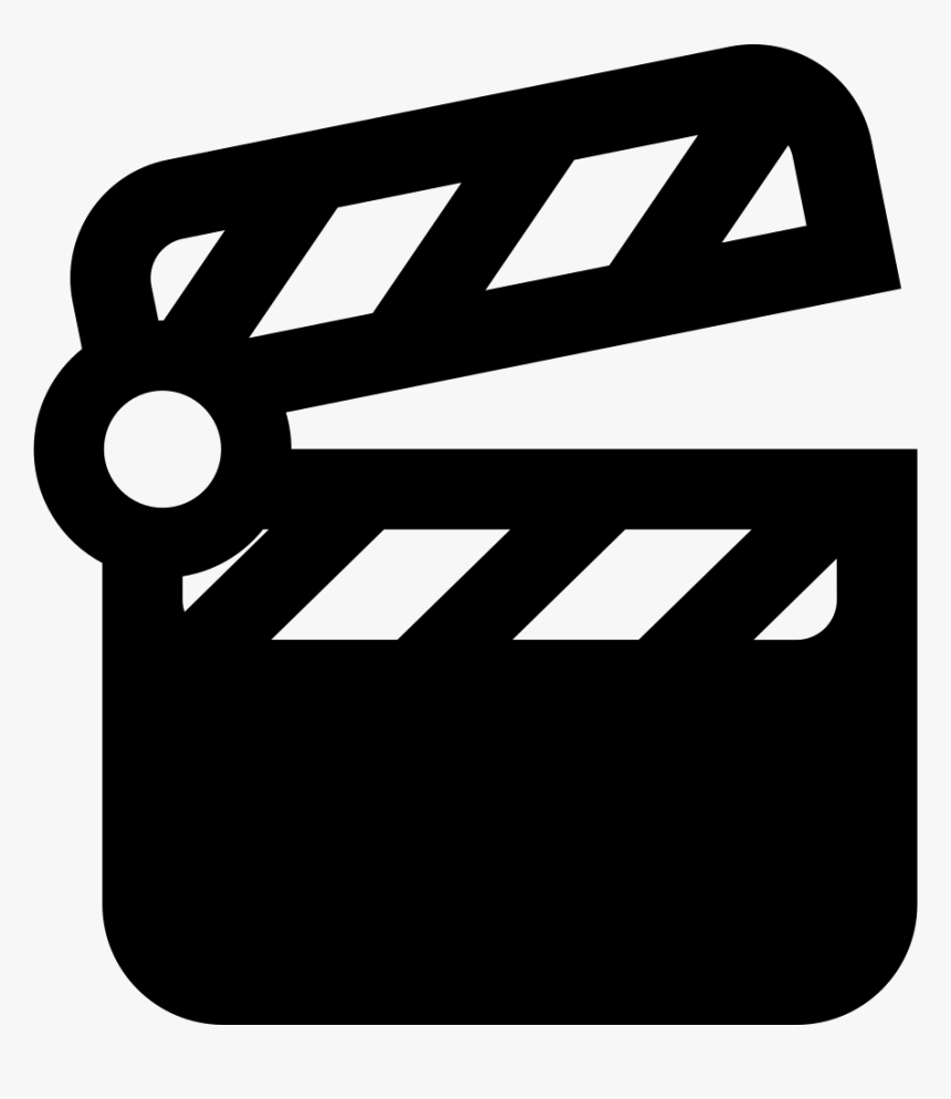 Clapperboard - Simbolo De Cinema Png, Transparent Png, Free Download