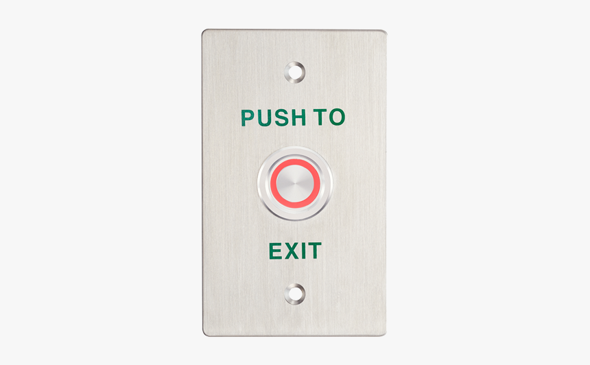 Piezoelectric Exit Button With Led - Circle, HD Png Download, Free Download