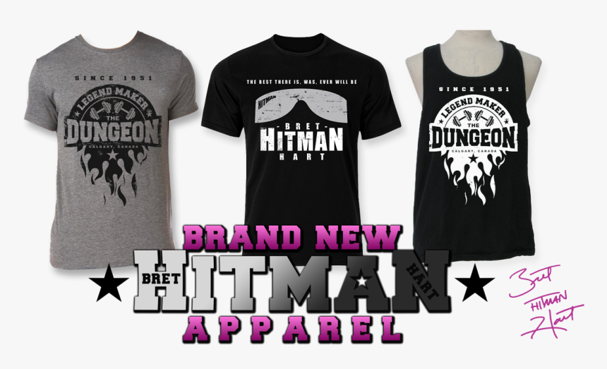 Tshirts Bret Hart, HD Png Download, Free Download