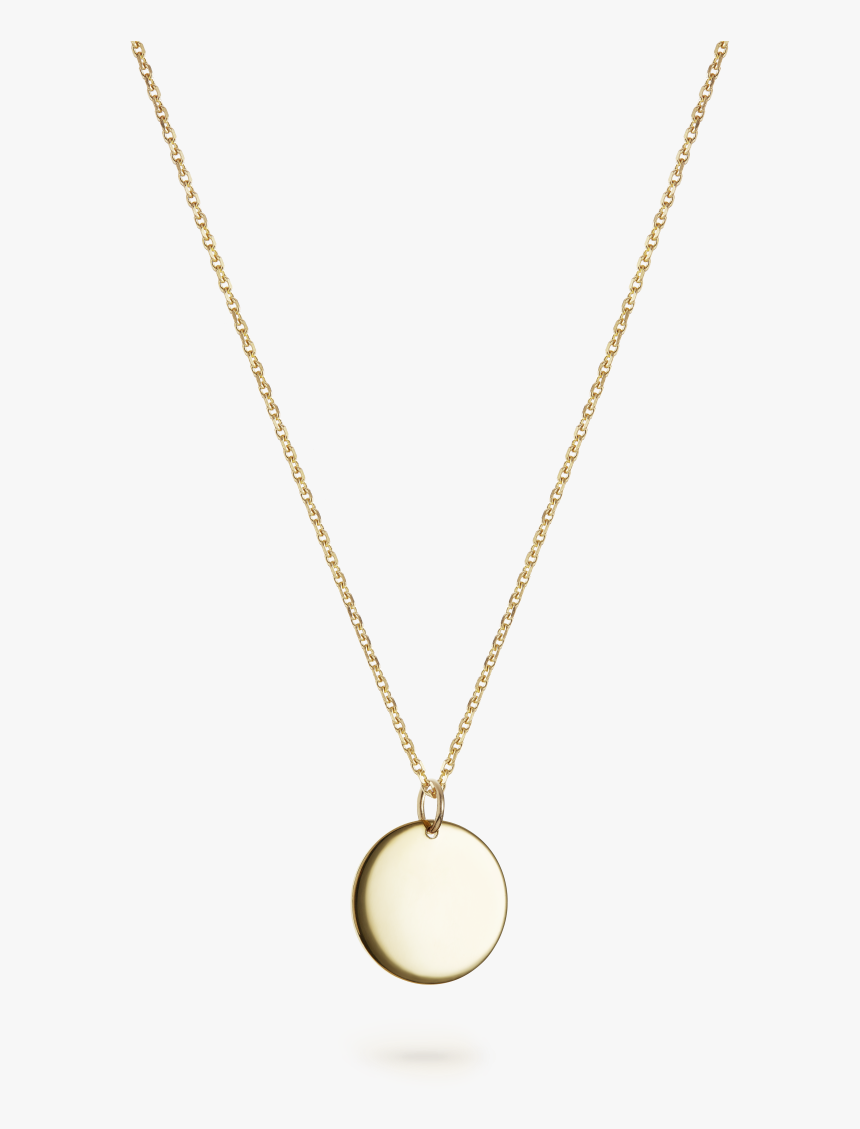 9ct Yellow Gold Small Round Pendant - Locket, HD Png Download, Free Download