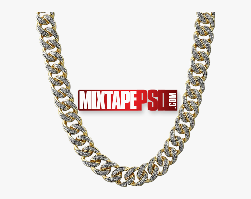 Chains Transparent Hip Hop - Matte Black Chain Necklace, HD Png Download, Free Download