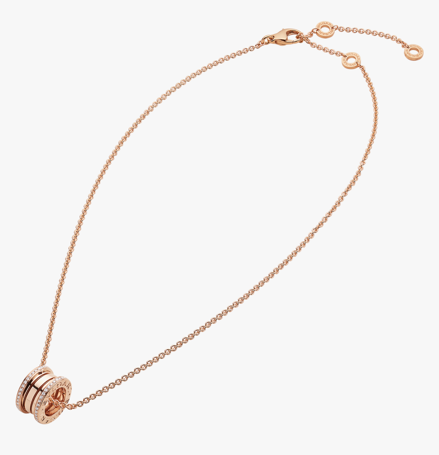 B Zero1 Necklace With Small Round Pendant Both In 18kt, HD Png Download, Free Download