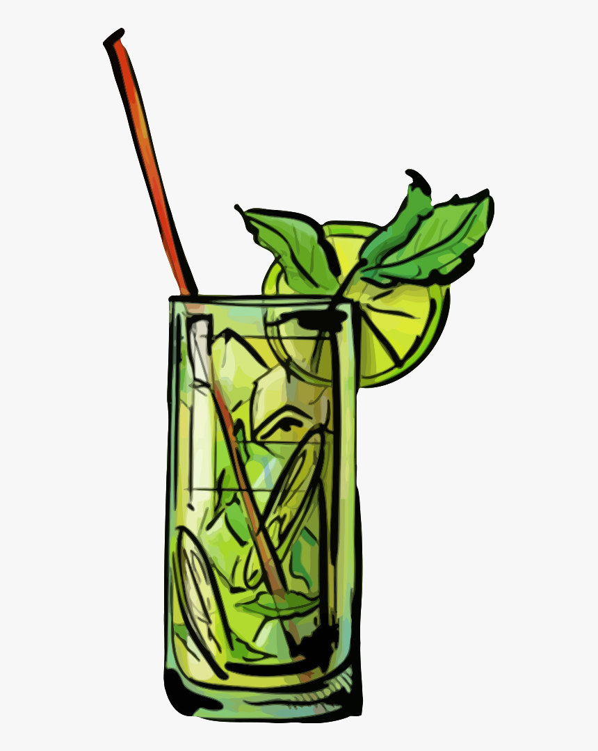 Mojito Cocktail - Clip Art Mojito Png, Transparent Png, Free Download