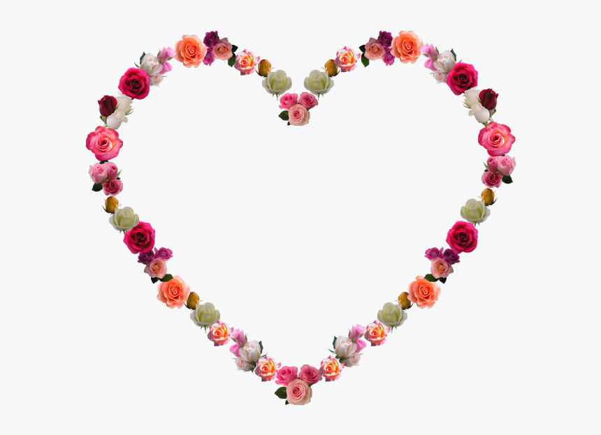 Transparent Heart Flower, HD Png Download, Free Download