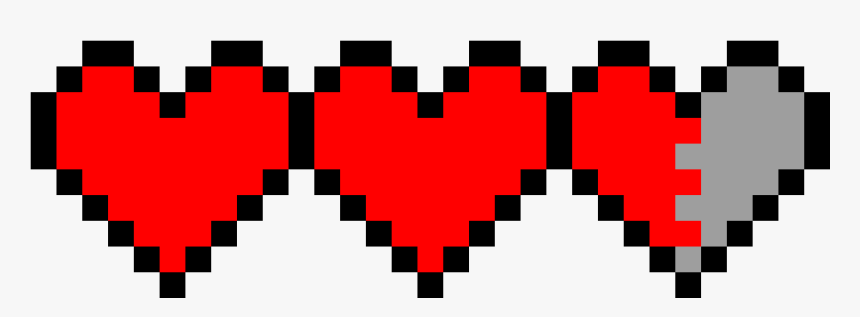 Legend Of Zelda Heart Pixel Art, HD Png Download, Free Download