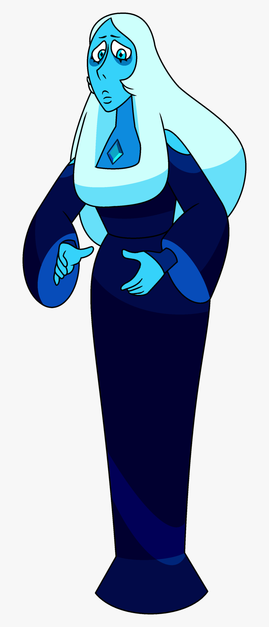 Blue Diamond Gem Su Steven Universe Blue Gem Homeworld - Blue Diamond Su Png, Transparent Png, Free Download