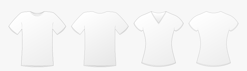 White T-shirts Mockup Clip Arts - Active Shirt, HD Png Download, Free Download