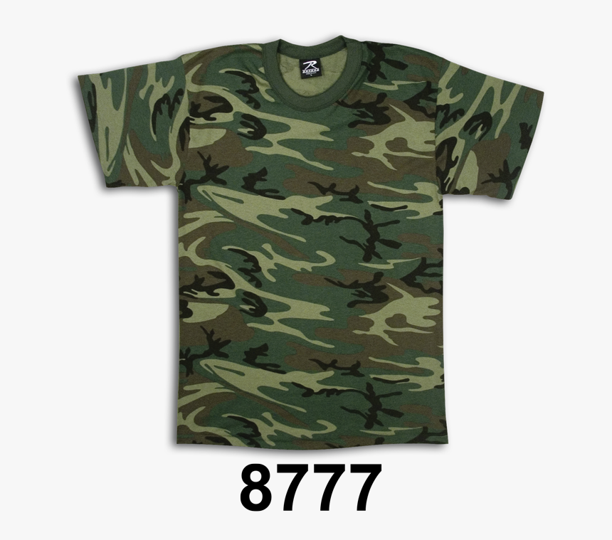Softball T Shirts Png - Rothco Woodland Camo T Shirt, Transparent Png, Free Download
