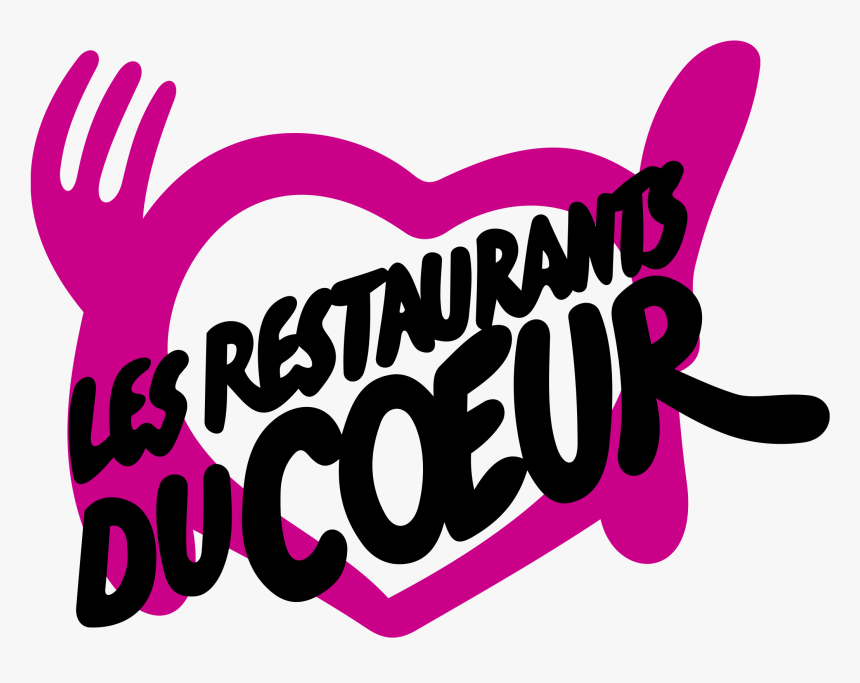 Les Restaurants Du Coeur Logo Png Transparent - Les Restaurants Du Coeurs, Png Download, Free Download