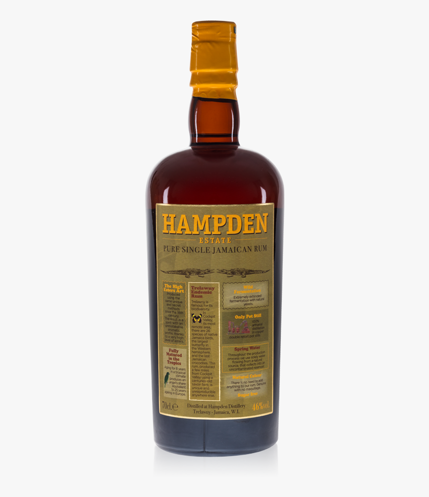 Hampden 46% Bottle - Hampden Estates, HD Png Download, Free Download