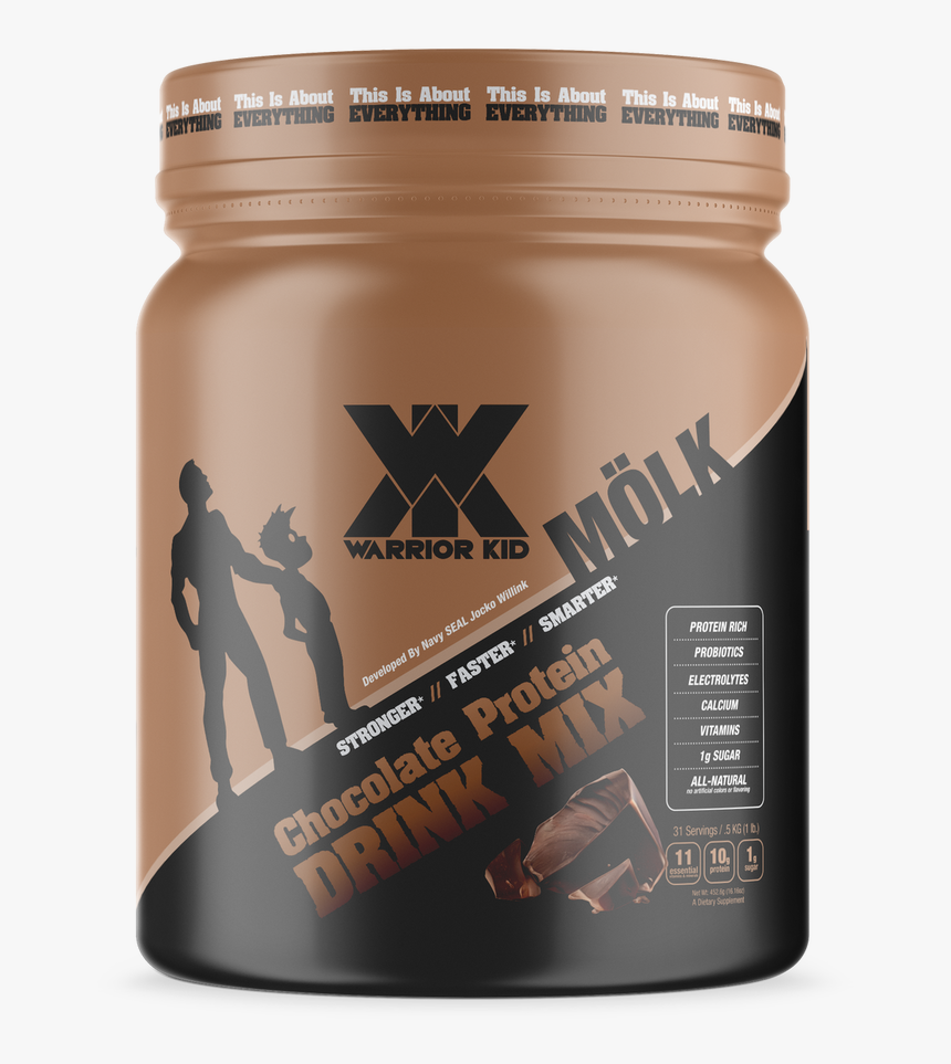 Chocolate Protein Drink Mix - Warrior Kid Molk, HD Png Download, Free Download