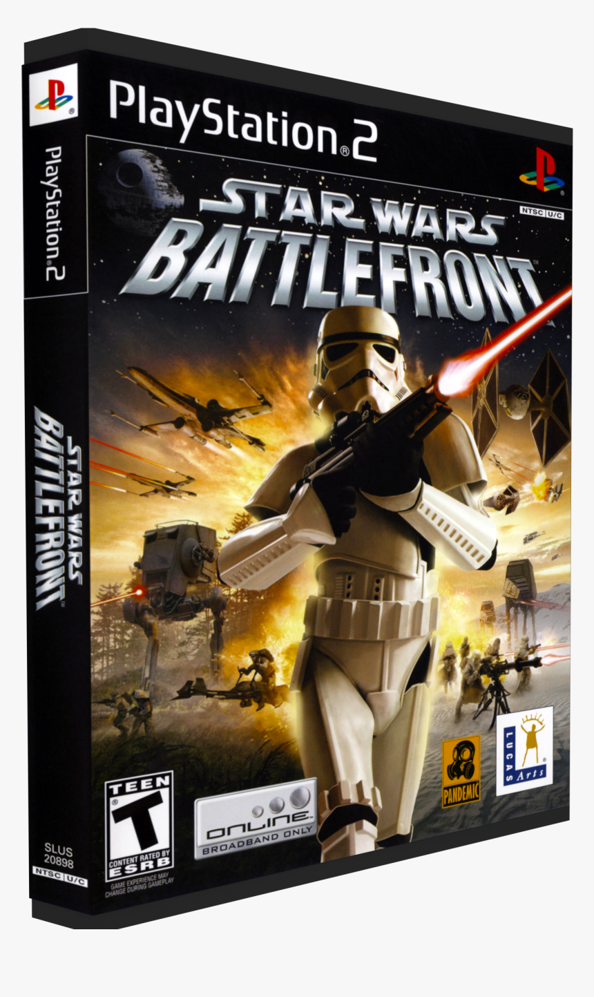 Transparent Star Wars Battlefront Png - Star Wars Battlefront Ps2 Cover, Png Download, Free Download