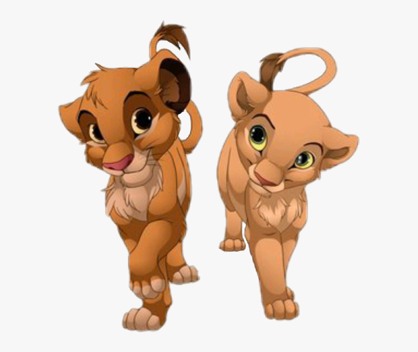 #simba #nala #disney #cartoon - Nala Lion King Characters, HD Png Download, Free Download