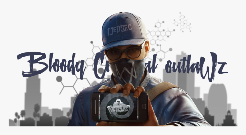 Watch Dogs 2 Deluxe Edition Ps4 Game Png Download Marcus Holloway Transparent Png Kindpng