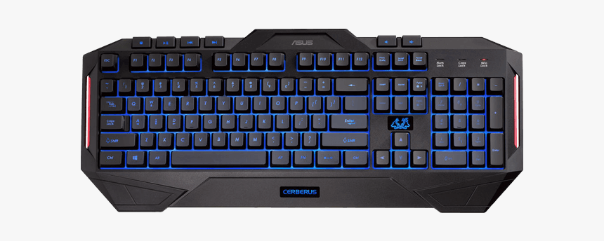 Cerberus Combo, Red/blue Led, 2500 Dpi, Wired Usb, - Cerberus Keyboard Tc, HD Png Download, Free Download