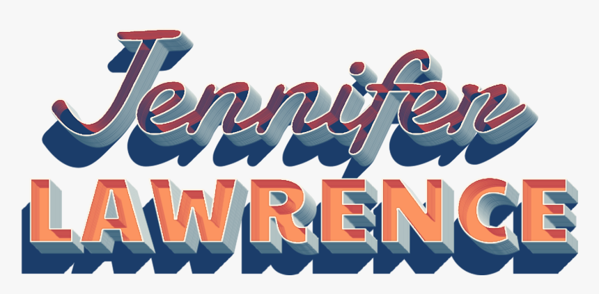 Jennifer Lawrence Name Png Ready Made Logo Effect Images - Calligraphy, Transparent Png, Free Download