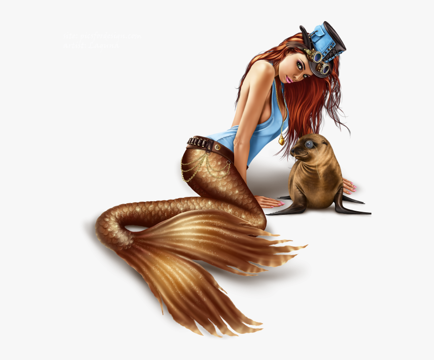 Steampunk Merma - Steampunk Mermaid, HD Png Download, Free Download