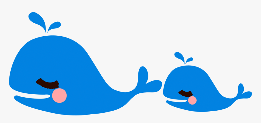 Whale Clipart Water - Kartun Paus Biru, HD Png Download, Free Download