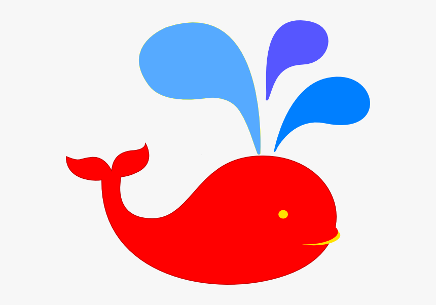 Red Whale Clipart Png, Transparent Png, Free Download