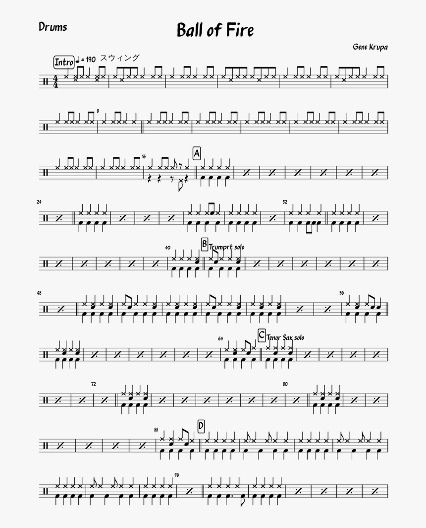 Bassoon Sheet Music, HD Png Download, Free Download